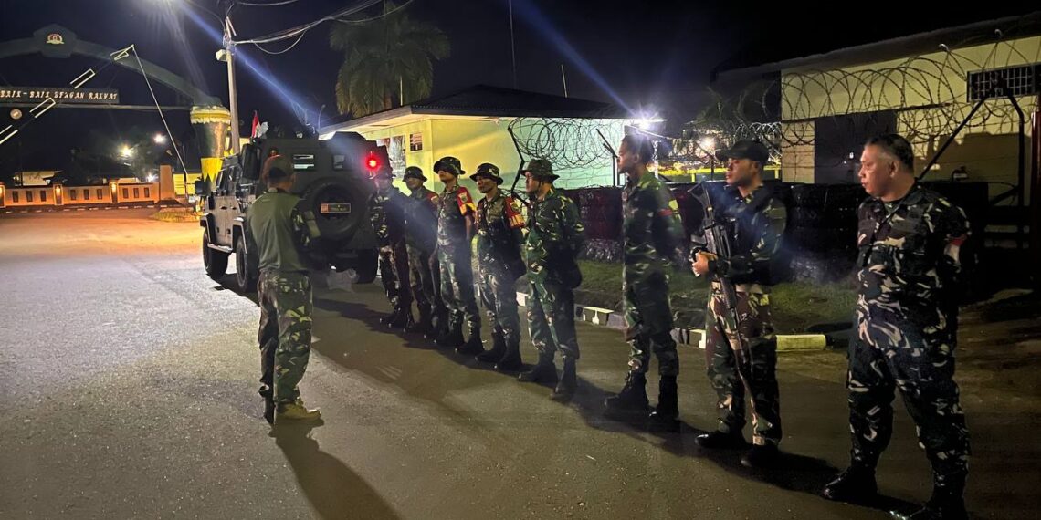 Malam Ini, Kodim 1710/Mimika Kembali Melaksanakan Patroli Cipta Kondisi Guna Menjaga Situasi Kamtibmas Tetap Kondusif