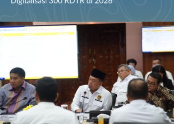 Percepat Perizinan Berusaha, Menteri Nusron Usulkan Akselerasi Digitalisasi 300 RDTR di 2026