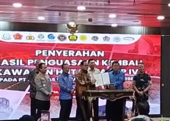 Satgas PKH Kembali Serahkan 674 Ribu Hektare Lahan Perkebunan Sawit Kepada PT Agrinas Palma