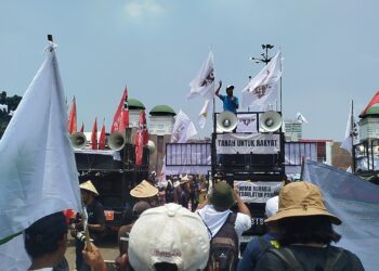 Aksi Damai Hari Tani Nasional Serukan Reforma Agraria di DPR
