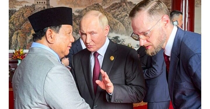 Prabowo Bahas Giant Sea Wall di Beijing