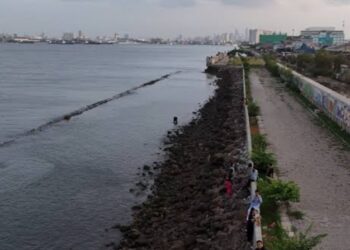 AHY Lapor ke Prabowo soal Pentingnya Proyek Tanggul Laut