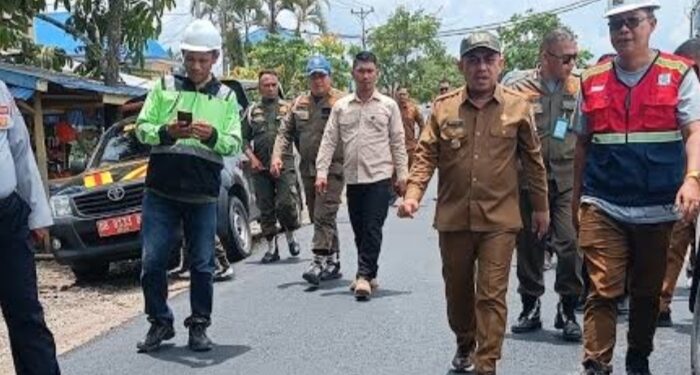 Bupati Bolmong Tinjau Infrastruktur Dumoga