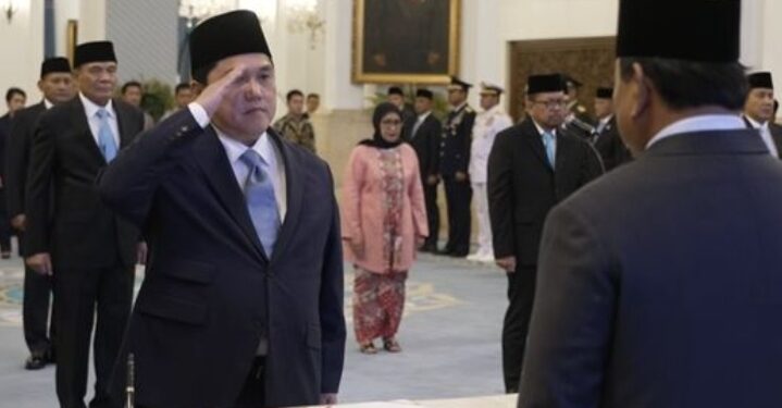 Prabowo Angkat Erick Thohir Jadi Menpora