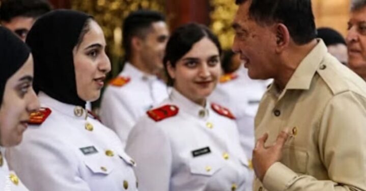 Menhan Temui Kadet Palestina di Unhan Jakarta