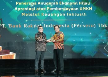 BRI Raih Anugerah Ekonomi Hijau 2025.