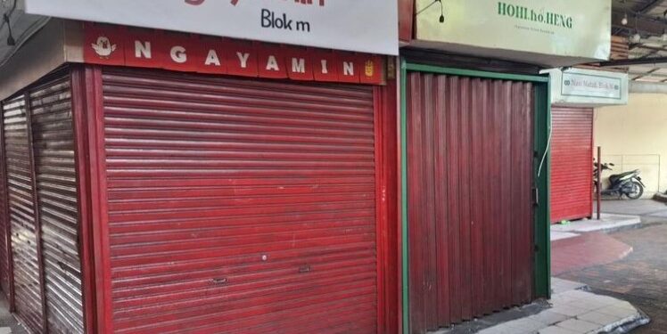 Banyak Kios di District Blok M Tutup, Pedagang Buka Suara