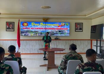 Kodim 1710/Mimika Gelar Doa Bersama Dalam Rangka Memperingati HUT Ke-80 TNI Tahun 2025