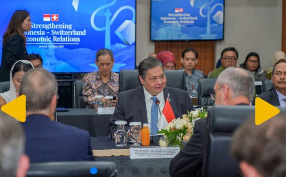 Indonesia–Swiss Perkuat Kemitraan Ekonomi, Bahas Kerja Sama Strategis di Berbagai Sektor