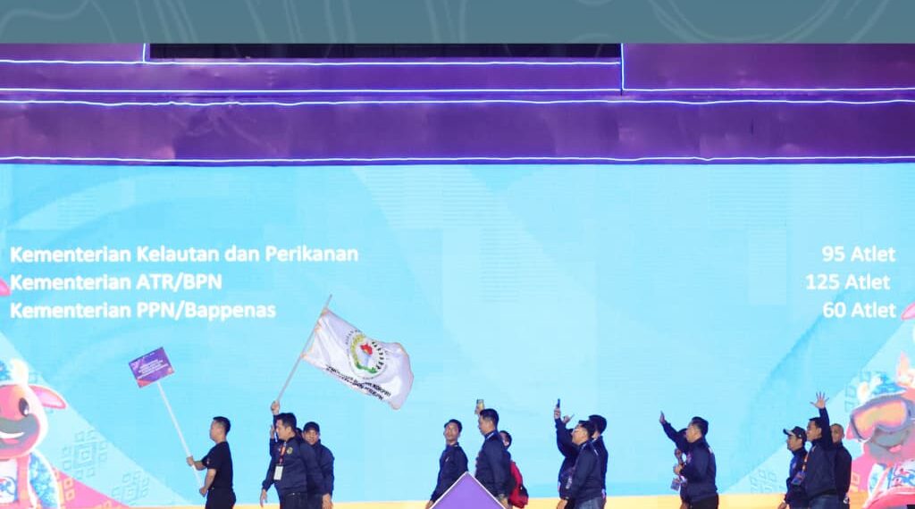 PORNAS XVII KORPRI Resmi Dibuka, Kementerian ATR/BPN Siap Perebutkan Juara di 7 Cabang Olahraga*