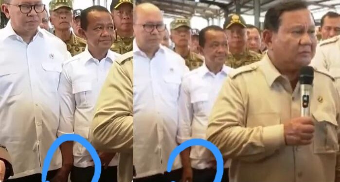 Momen Bahlil colek Rosan Saat Pidato Prabowo Tentang Negara Rugi 300 Triliun Rupiah