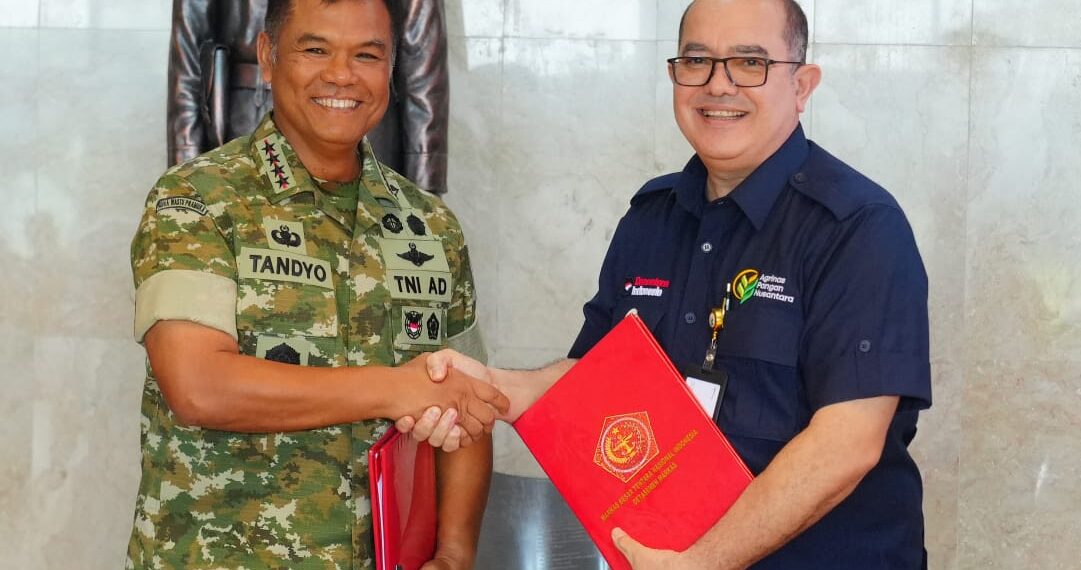 TNI dan PT Agrinas Pangan Nusantara Tandatangani PKS Percepatan Pembangunan KDKMP
