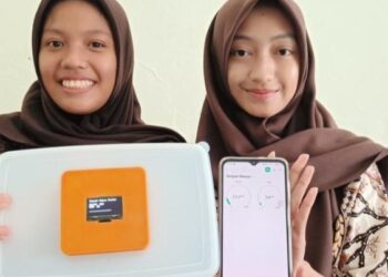Ompreng, Inovasi Siswi Cilacap, Mampu Mendeteksi Makanan Basi