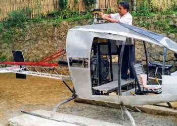 Jujun Junaedi Membuktikan Bahwa Belajar dari Internet Bisa Menciptakan Helikopter