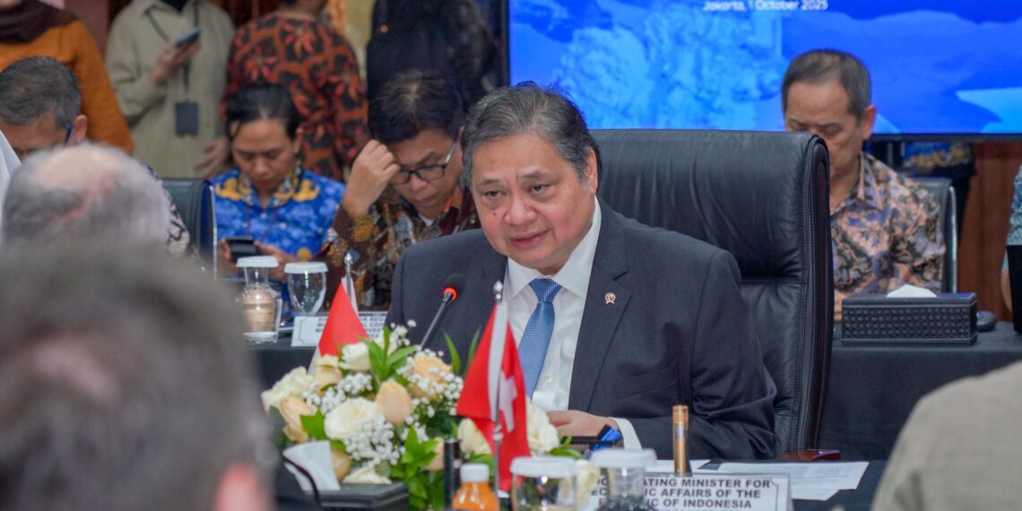 Airlangga dan Swiss Perkuat Implementasi IE CEPA