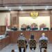Ketiga terdakwa menjalani sidang perdana di Pengadilan Tipikor Jakarta dalam perkara korupsi program digitalisasi pendidikan
