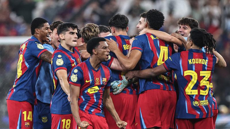 Barcelona Pertahankan Piala Super Spanyol Usai Kalahkan Real Madrid 3-2