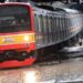 Hujan Deras Rendam Jakarta dan Bekasi, Perjalanan KRL Tujuan Tanjung Priok Dihentikan