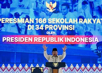 Prabowo Resmikan 166 Sekolah Rakyat, Target 500 Sekolah hingga 2029