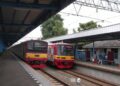 Gerbong KRL dan Stasiun Tangerang (Ist)