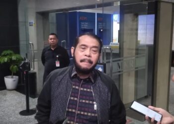 Hakim MK Anwar Usman di Gedung MK, Jakarta