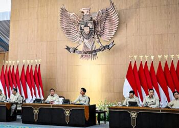 Presiden Prabowo Subianto kembali menggelar retreat untuk menteri-menterinya, di Padepokan Garuda Yaksa, Hambalang, Bogor, Jawa Barat, Selasa (6/2).
