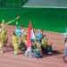 Kontingen Indonesia tampil memukau saat defile pembukaan ASEAN Para Games ke-13 di Thailand dengan mengenakan busana adat Nusantara.
