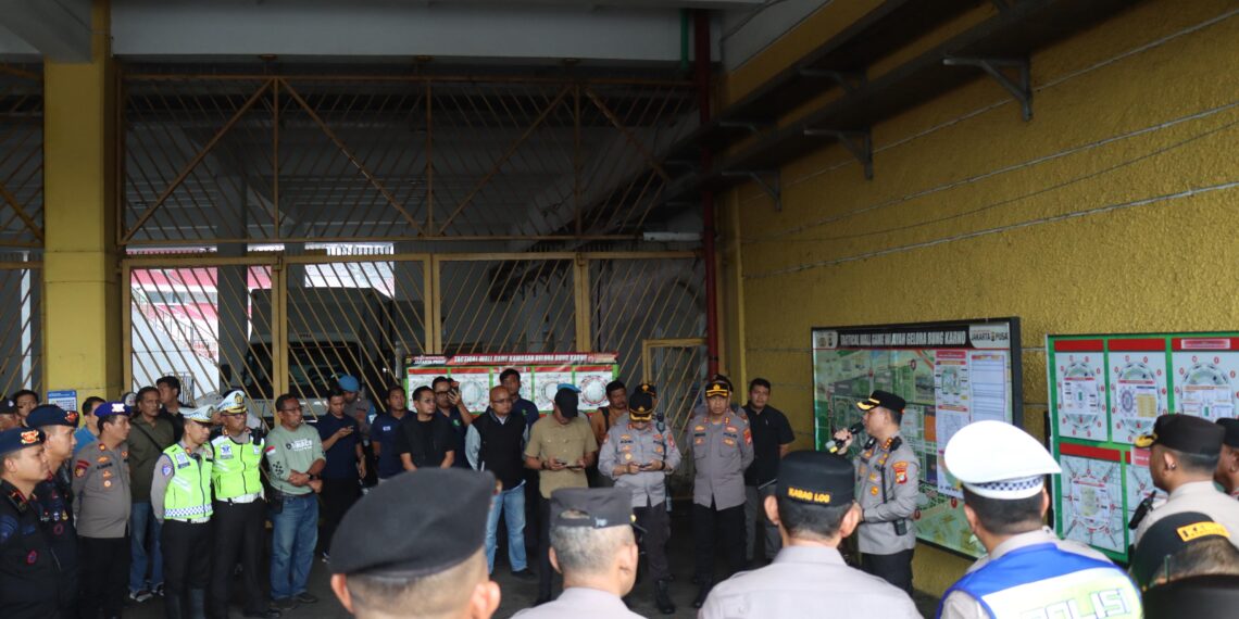 Amankan Laga Persija Jakarta vs Madura United di GBK, Ribuan Personel Gabungan Disiagakan