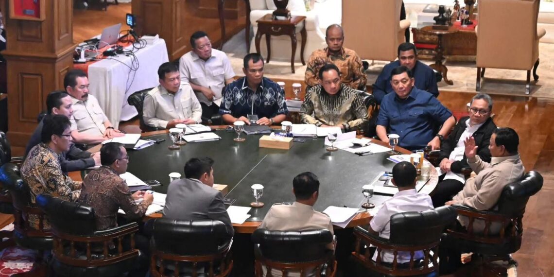 Presiden Prabowo Kumpulkan Sejumlah Menteri hingga Jaksa Agung di Hambalang, Update Program Strategis Nasional dan Satgas PKH