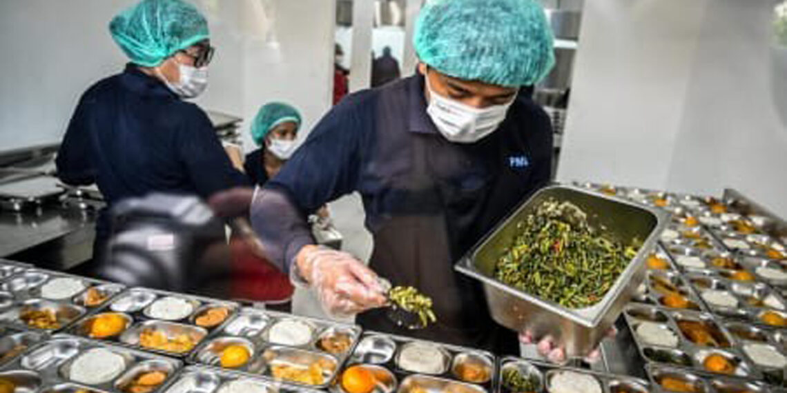 Ilustrasi penyiapan untuk MBG di SPPG.