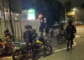 Patroli Skala Besar Brimob Polda Metro Jaya bersama Polres Metro Jakarta Timur