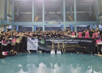 Tim Pencak Silat Pamur Rasio Borong Juara Umum Kejuaraan Pencak Silat BLA 7 di Bandung