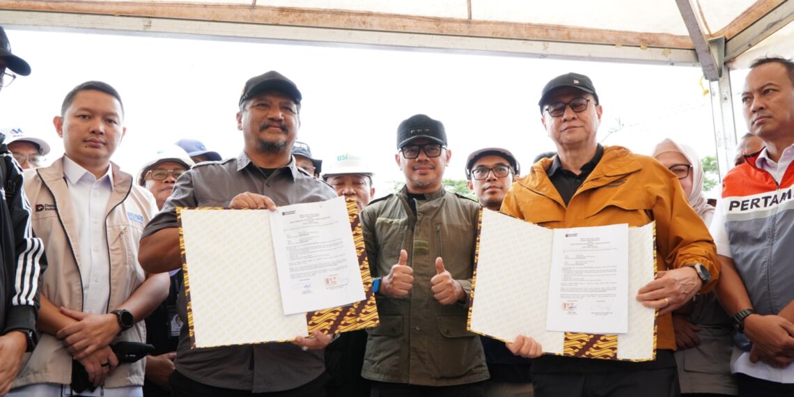 Danantara Serahterimakan Huntara bagi Warga Terdampak Bencana di Aceh Tamiang. Sumber dok bri.co.id