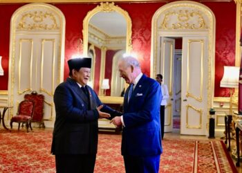 Presiden Republik Indonesia Prabowo Subianto menghadiri Pertemuan Filantropi Konservasi Gajah Peusangan yang digelar di Lancaster House, London, pada Rabu, 21 Januari 2026.
