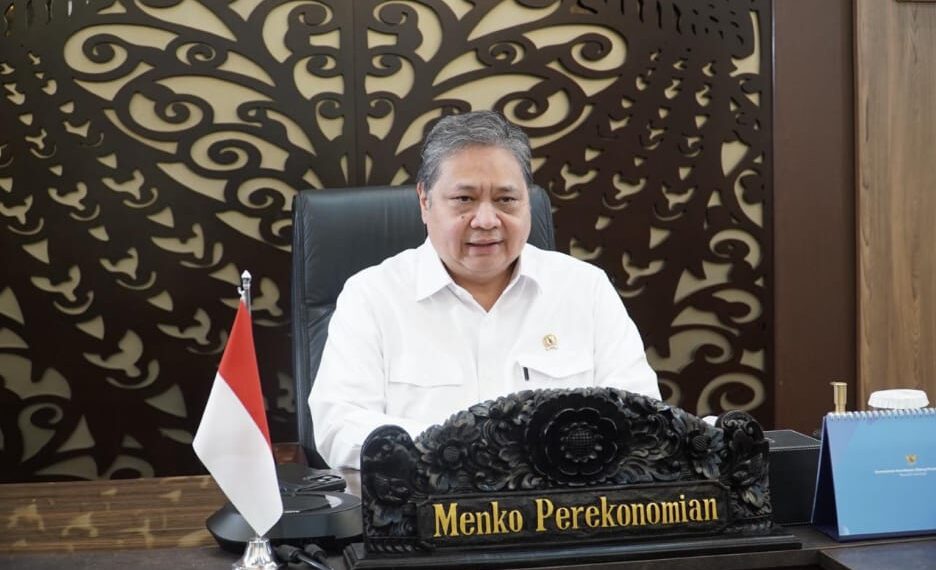 Paparan capaian kinerja industri alas kaki nasional ditampilkan dalam Musyawarah Nasional ke-XI APRISINDO yang dibuka Menteri Koordinator Bidang Perekonomian Airlangga Hartarto secara virtual, Rabu (21/1/2026).