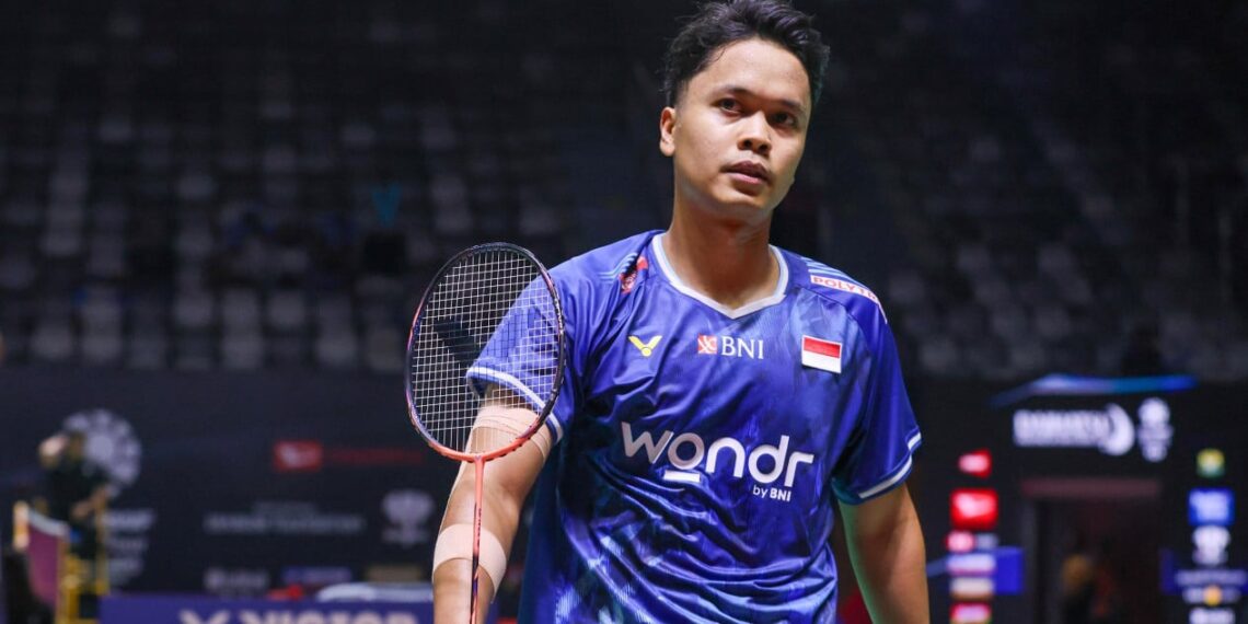 Anthony Ginting Terpaksa Mundur dari Indonesia master usai mengalami masalah pada Pinggangnya