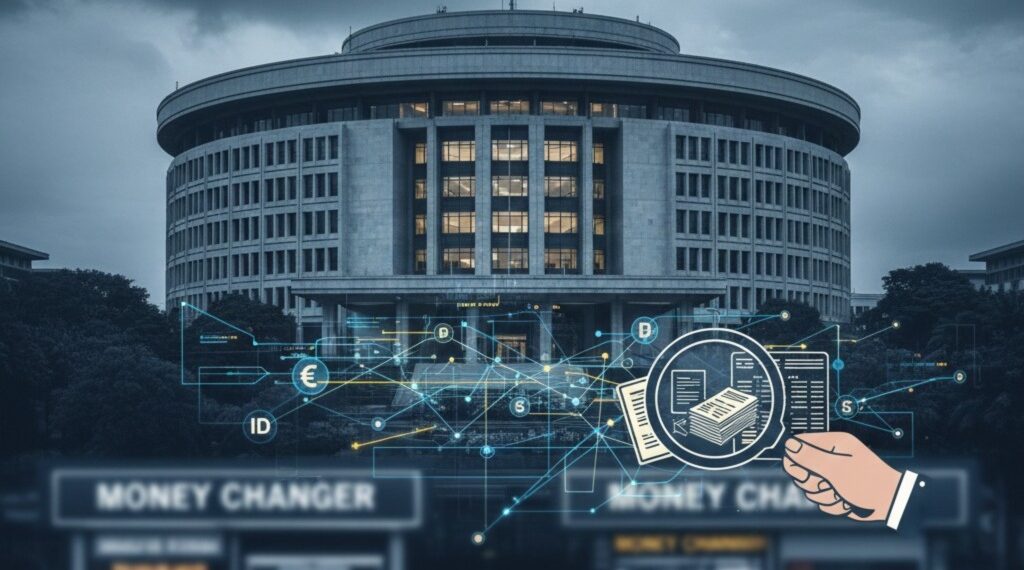 Tim penyidik JAM Pidsus kini memperluas jangkauan penyidikan kasus dugaan korupsi ekspor POME dengan menggeledah dua money changer guna melacak dokumen transaksi valuta asing yang melibatkan pihak-pihak terkait. (Ekoin.co/Ilustrasi/Istimewa)