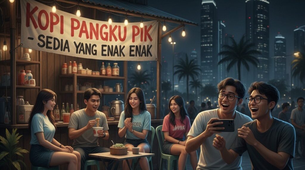 Kehadiran konsep hiburan tradisional di tengah kawasan elite ini memicu perdebatan luas terkait etika ruang publik dan legalitas perizinan usaha di awal tahun 2026. (Ekoin.co/Ilustrasi/Istimewa)