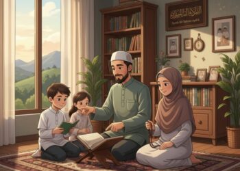Penanaman adab sebelum ilmu diyakini menjadi benteng spiritual paling kokoh bagi keluarga dalam menghadapi degradasi moral di era modern. (Ekoin.co/Ilustrasi/Istimewa)