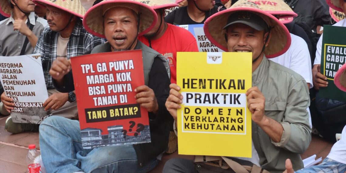 Mayoritas korporasi penyebab bencana Sumatera meiliki rekam jejak konflik agraria serius. Ilustrasi/KPA