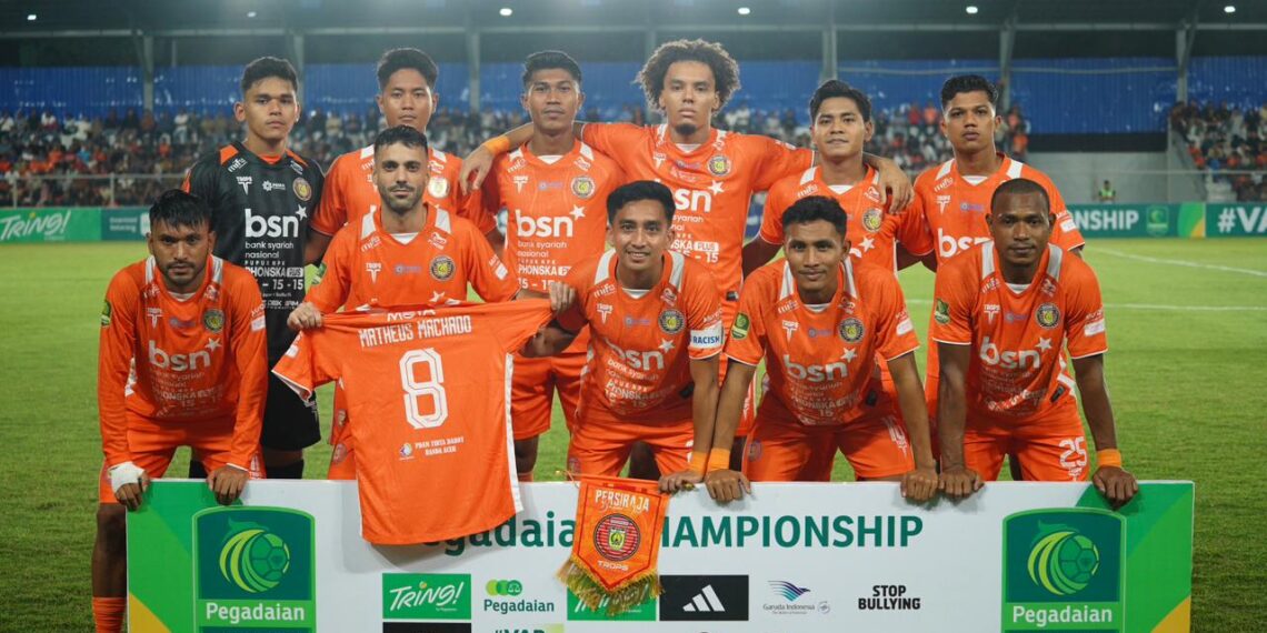 Skuad Persiraja Banda Aceh tiba di Tegal, Jawa Tengah, Kamis malam (22/1), untuk persiapan menghadapi tuan rumah Persekat Tegal pada laga pekan ke-17 Pegadaian Championship 2025/2026. (Foto: Ist)