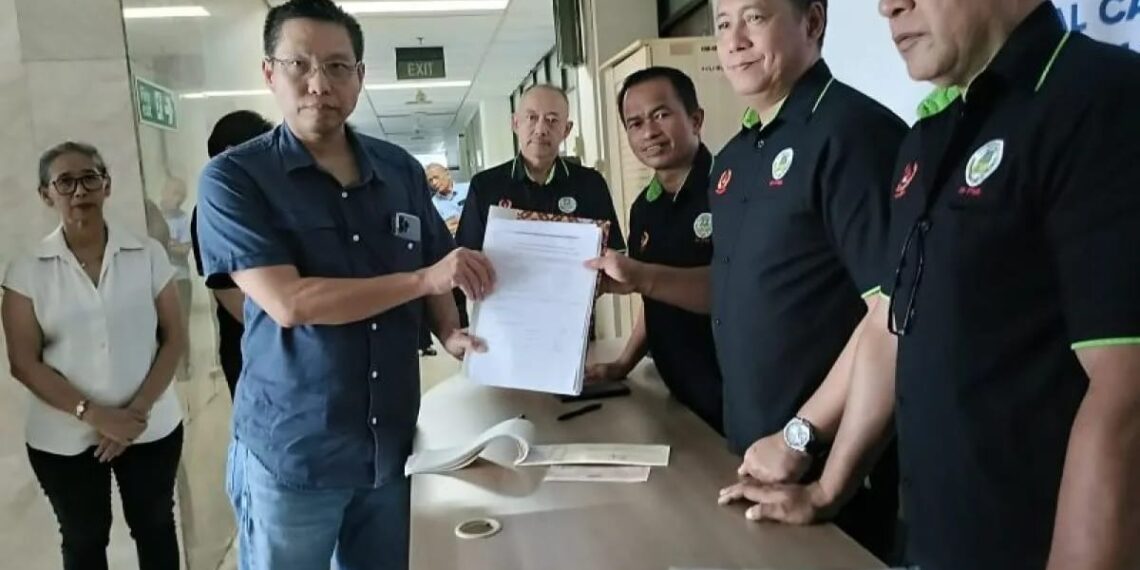 Peter Layardi Lay resmi mengembalikan berkas pendaftaran sebagai calon Ketua Umum Pengurus Besar Persatuan Tenis Meja periode 2026-2030 (ist)