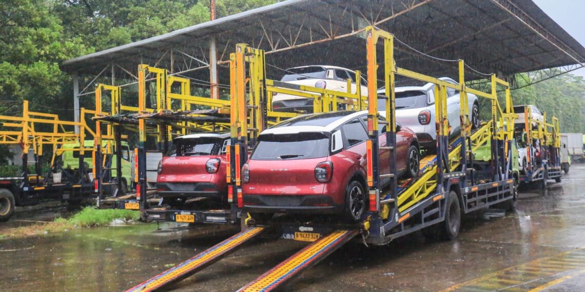 Lini kendaraan listrik GAC Indonesia dipamerkan menjelang IIMS 2026, seiring peningkatan kapasitas produksi untuk memenuhi lonjakan permintaan pasar.