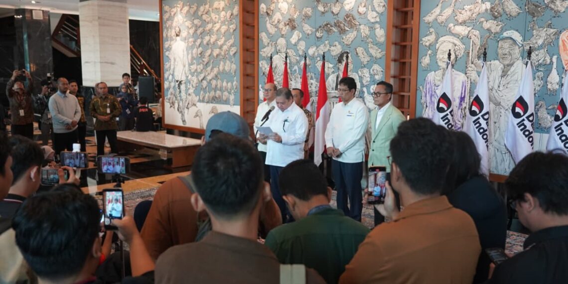 Menko Perekonomian Airlangga Hartarto memimpin High Level Meeting TPIP bersama Bank Indonesia dan kementerian terkait, Kamis (29/1/2026