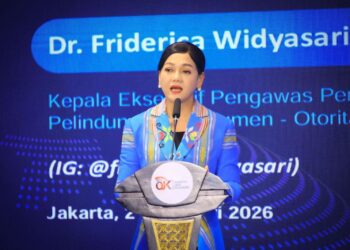 Kepala Eksekutif Pengawas Perilaku Pelaku Usaha Jasa Keuangan, Edukasi dan Pelindungan Konsumen Friderica Widyasari Dewi ditetapkan seFriderica Widyasari Dewi Ditetapkan sebagai Plt Ketua Dewan Komisioner OJK