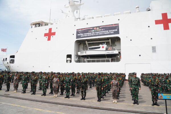 Sebanyak 283 taruna tingkat akhir Akademi Kepolisian (Akpol) yang tergabung dalam Batalyon Ksatriya Hawin Sarwahita resmi diberangkatkan ke Aceh Tamiang. (Foto: Ist)