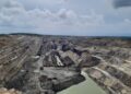 Aktivitas pertambangan di Site Asamasam PT Arutmin Indonesia milik PT Bumi Resources Tbk. (BUMI). FOTO : IST