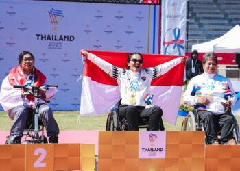 Kontingen Merah Putih Sukses Raih Target 82 Medali Emas di Hari Ke-4 Penyelenggaraan ASEAN Para Games 2025 Thailand. Sumber dok kemenpora.go.id