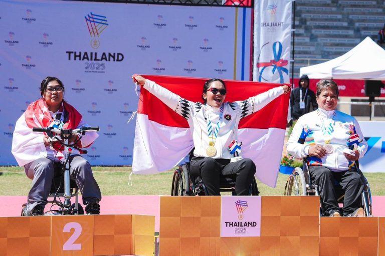 Kontingen Merah Putih Sukses Raih Target 82 Medali Emas di Hari Ke-4 Penyelenggaraan ASEAN Para Games 2025 Thailand. Sumber dok kemenpora.go.id
