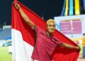 Atlet lompat tinggi putra Indonesia Nasip berhasil menyumbangkan medali emas untuk kontingen Indonesia di ASEAN Para Games 2025 Thailand.(Sumber foto:Andre/kemenpora.go.id)